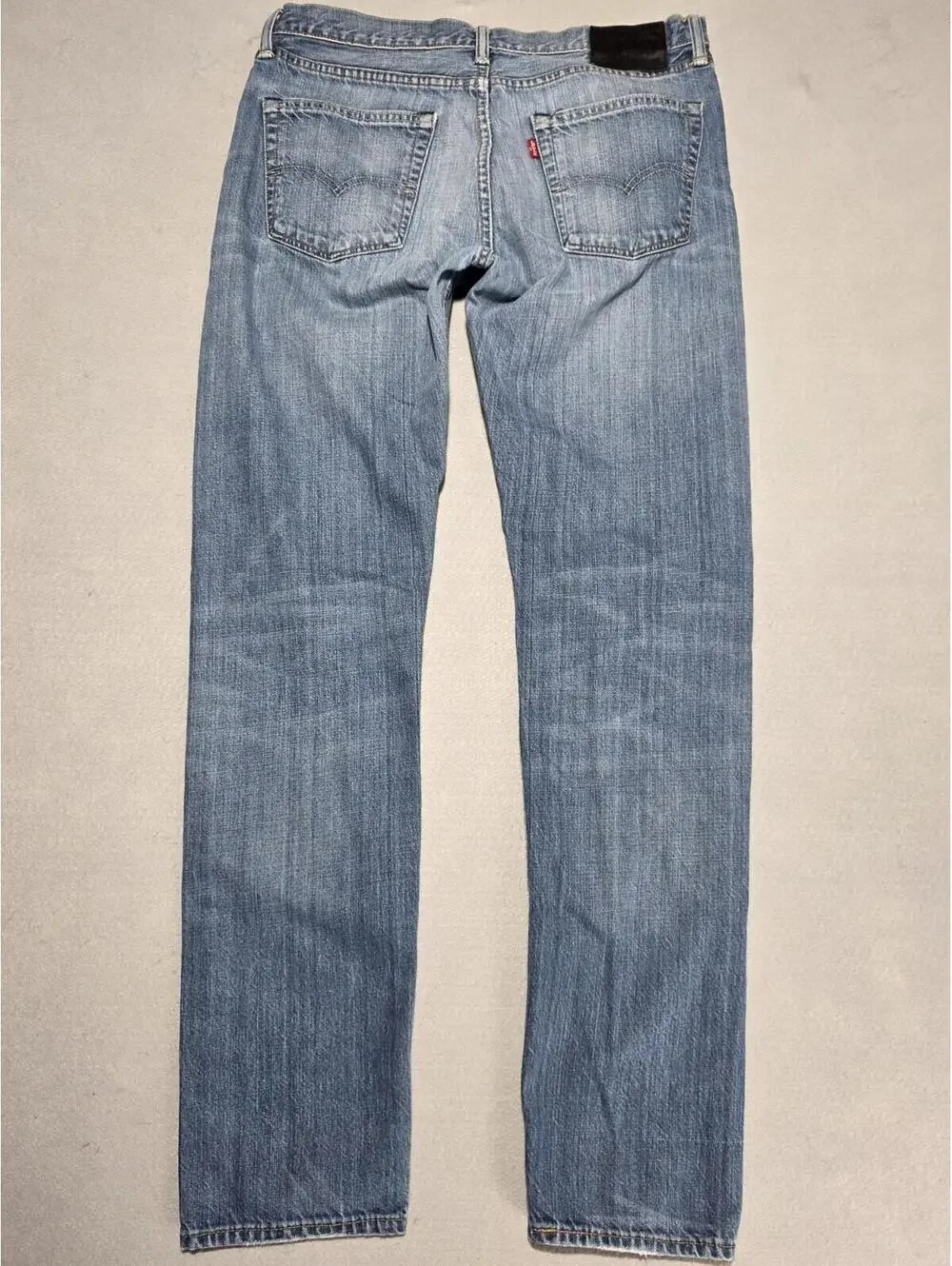 Levi's 508 Tapered Jeans W33 L34 Mens Blue Light Wash Denim 100% Cotton
